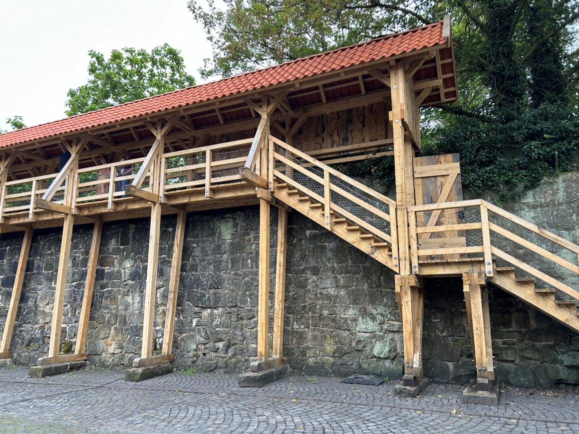 Wehrgang an der Schüttorfer Stadtmauer